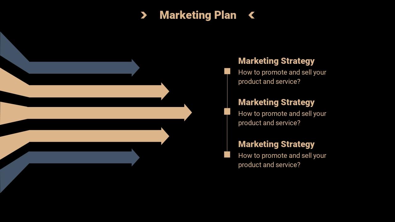 企业服务财务解决方案商业计划书PPT模板-Marketing Plan