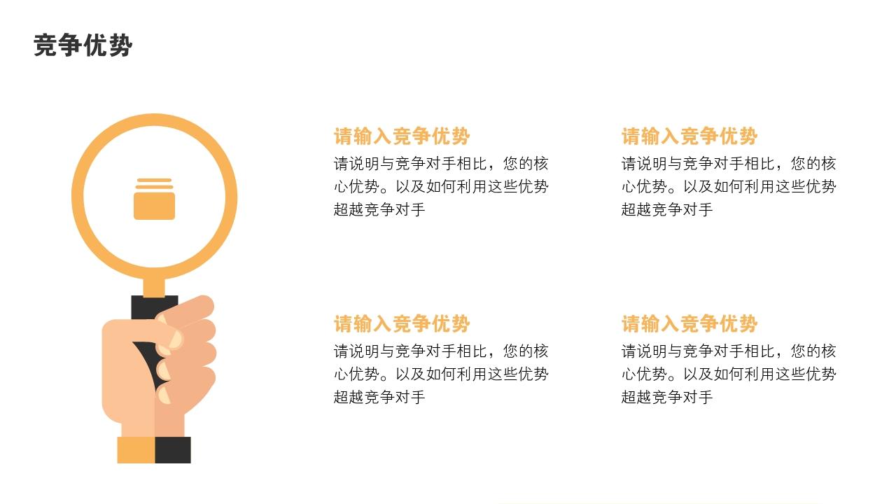 互联网线上教育公司项目商业计划书模版-竞争优势