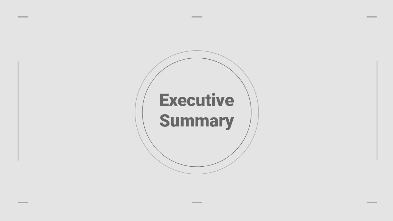 灰色文化娱乐商业计划书PPT模板-Executive Summary