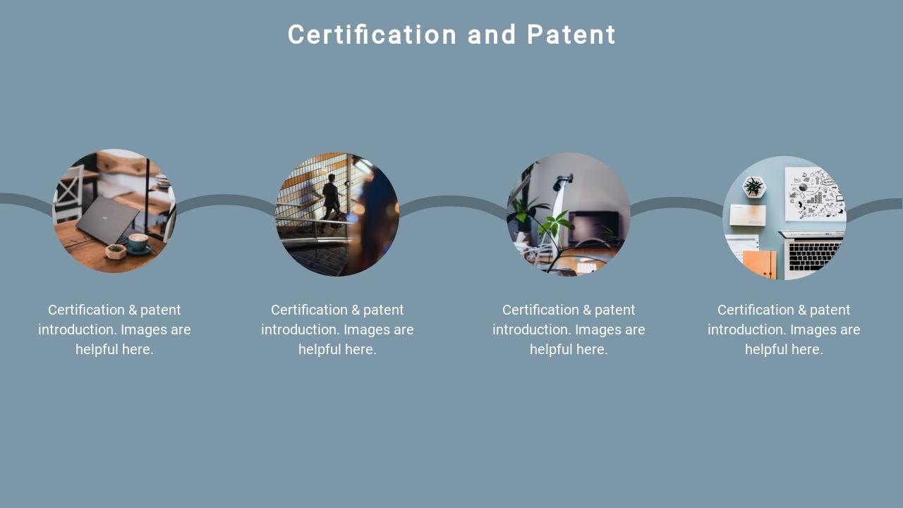 互联网企业公司介绍招商合作方案PPT-Certification and Patent<br>