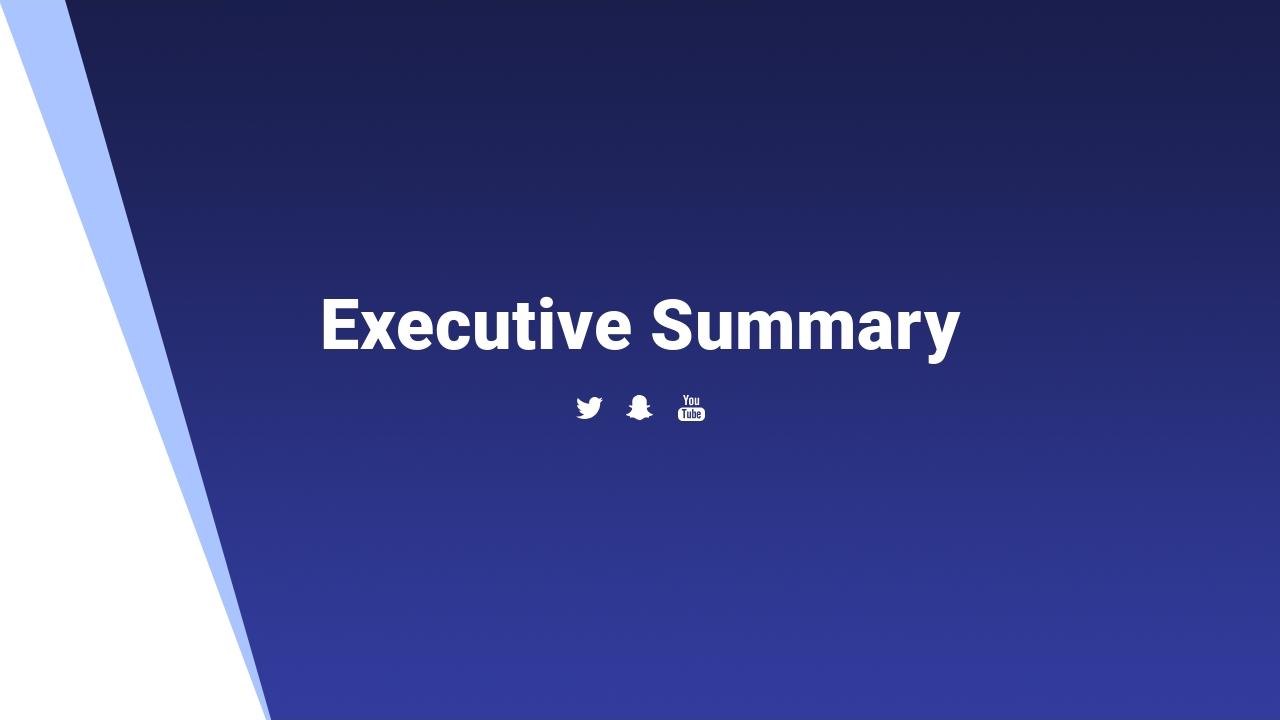 大气商务蓝通用商业计划书英文PPT模板-Executive Summary
