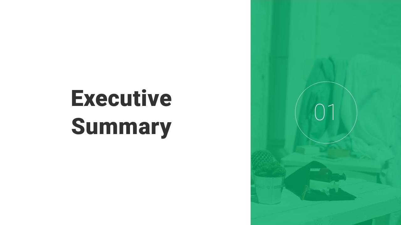 奢侈品电商商业计划书PPT模板-Executive Summary