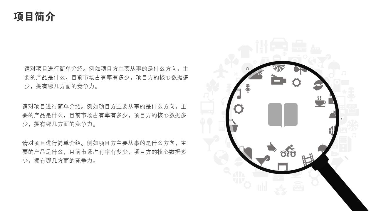 生活家居项目投资价值分析PPT模版-项目简介