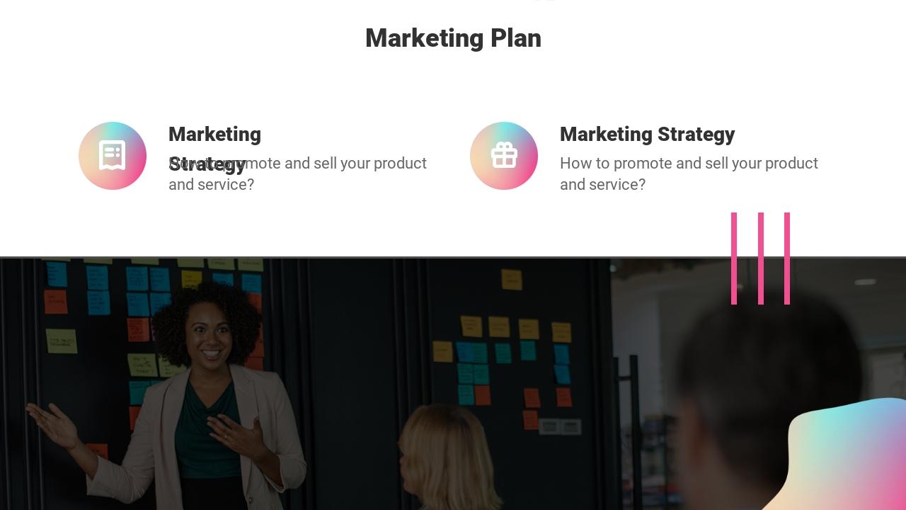 科技项目天使轮商业计划书英文PPT模板-Marketing Plan