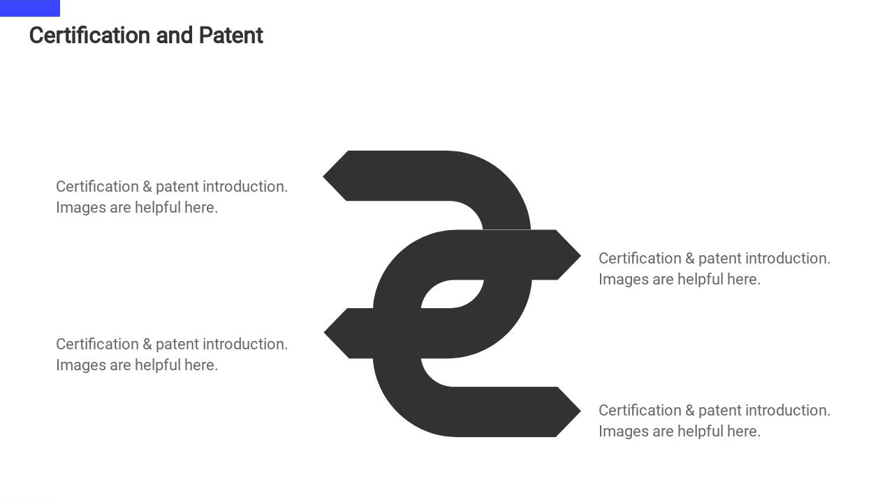 视频企业介绍公司简介ppt模板-Certification and Patent