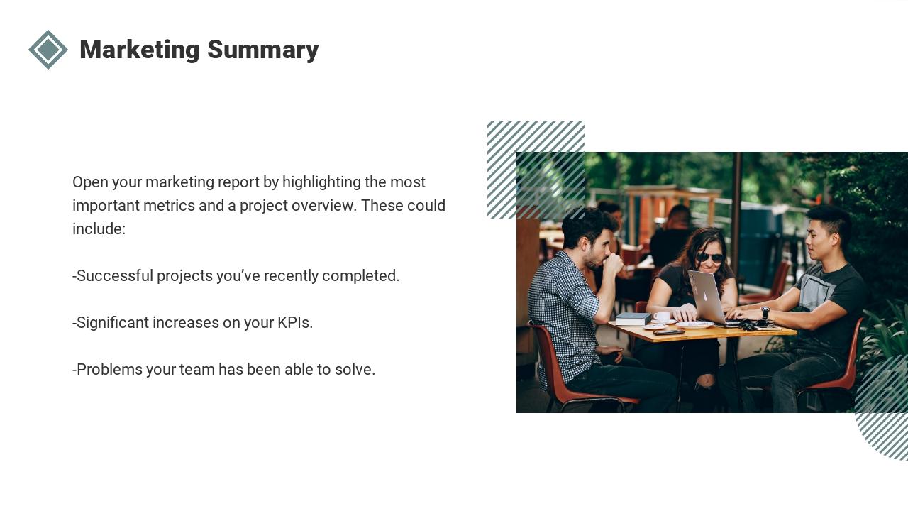 市场投放市场营销总结报告PPT-Marketing Summary