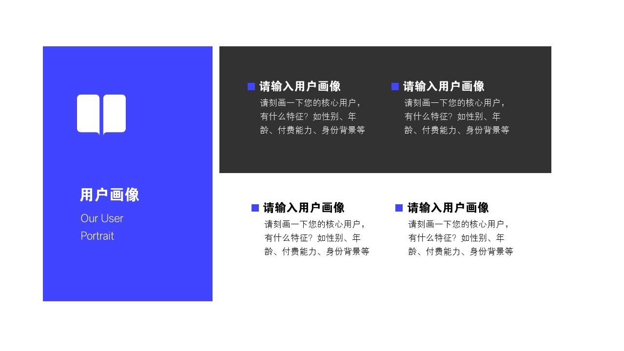 健身房文化体育类商业计划书模板-用户画像